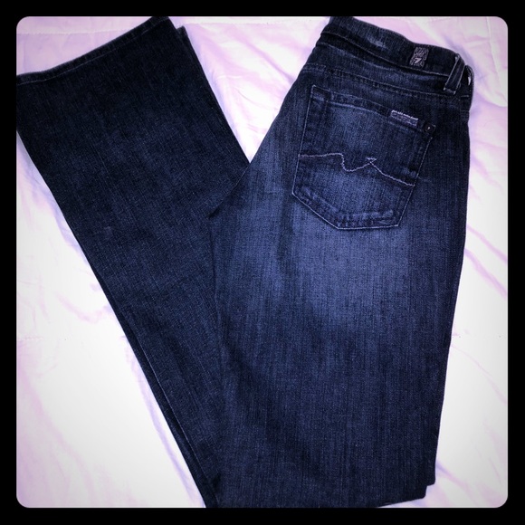 7 for All Mankind Bootcut Jeans Sz 25 - Picture 1 of 7
